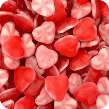 Jelly Twist Hearts