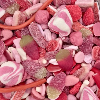 Strawberry Pick and Mix Sweets