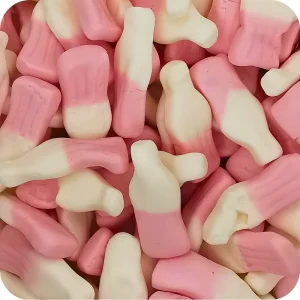 Strawberry Milkshake Bottles