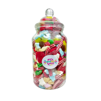 Christmas Pick n Mix Sweets Jar 2.5KG