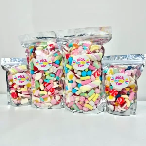 Pick and Mix Sweets Bundles 2 1KG and 2 250g Sweets Bags