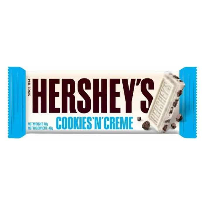 Hershey’s Cookies ‘N’ Creme Candy Bar - 40g