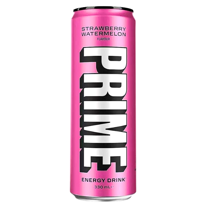PRIME Energy Drink Strawberry Watermelon Can - 330ml Logan Paul KSI Youtube