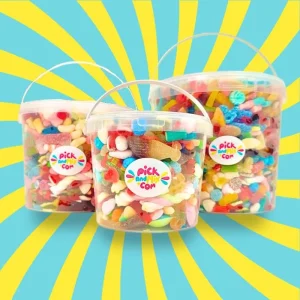 Create Your Own Pick n Mix Bucket Sizes 2.25KG 4.5KG 10KG For Onlin