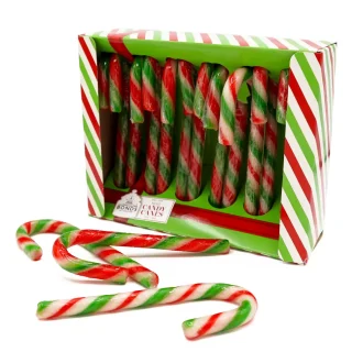 Bonds Mint Christmas Candy Canes Pack of 12 - 144g