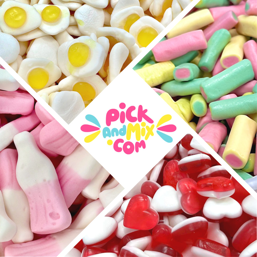 Pick and mix sweets selection