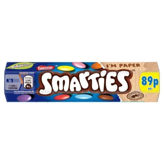 Smarties Milk Chocolate Tube - 38g